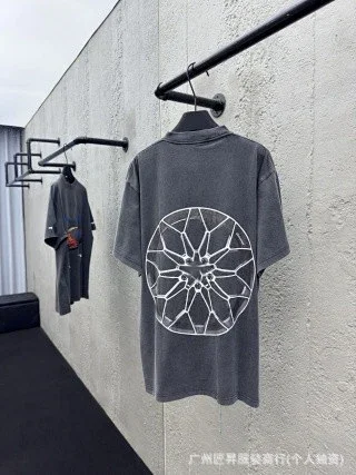 Balenciaga Lambo Print Crew Tee Unisex Detail