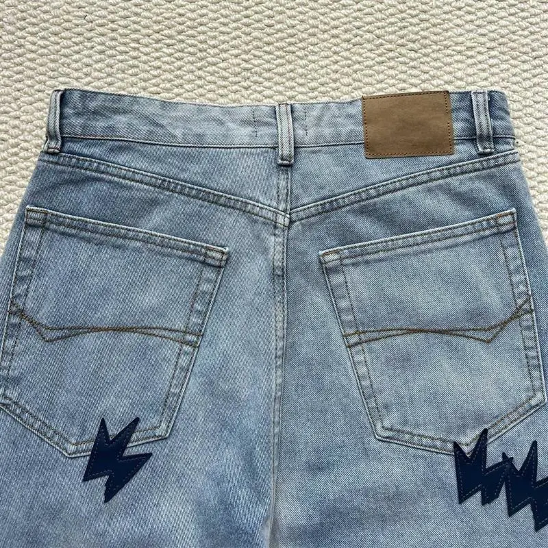 Balenciaga Gradient Blue Washed Jeans