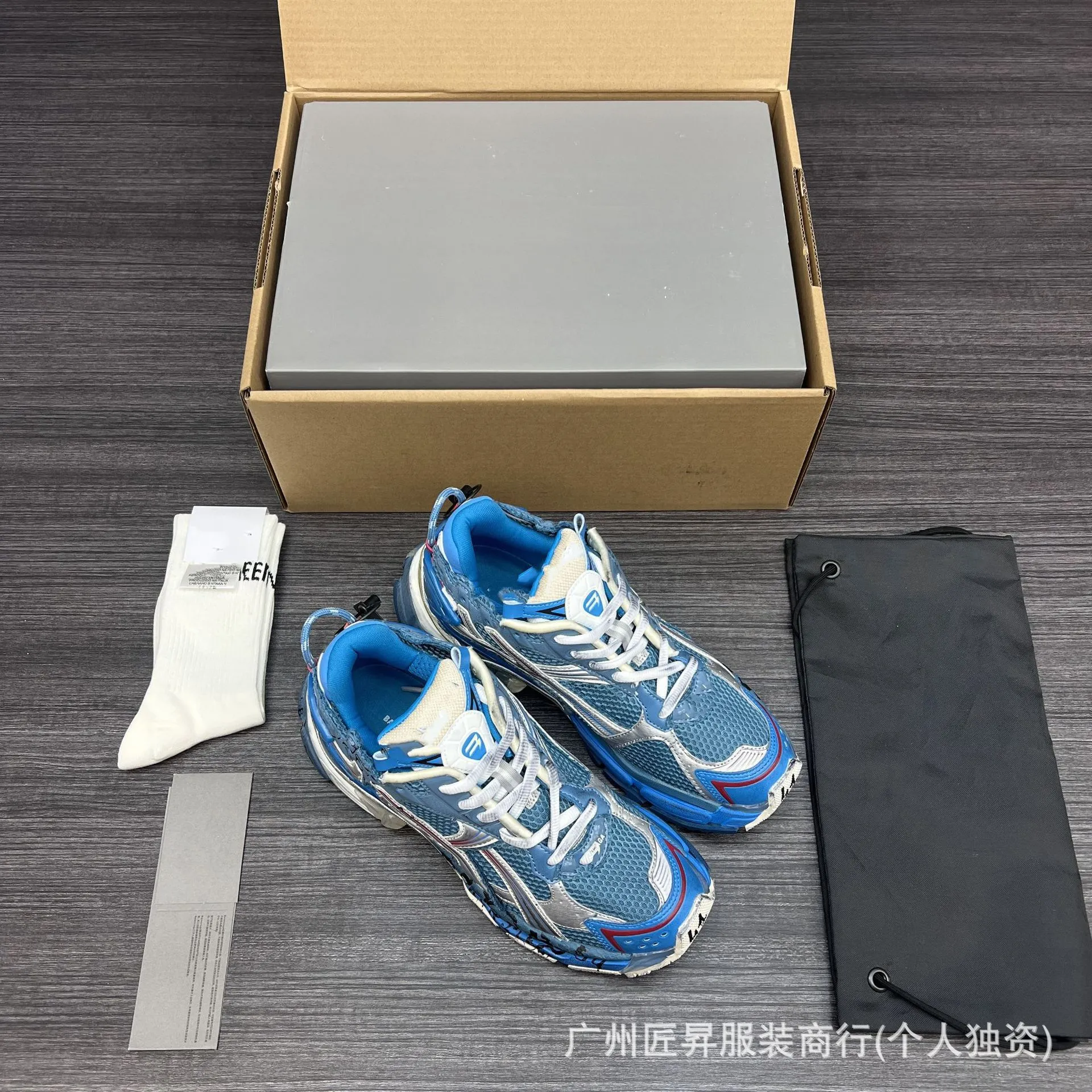 Balenciaga Graffiti Distressed Casual Sneakers SS25