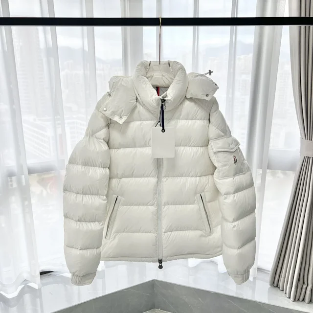 Moncler Maya Glossy Down Jacket Unisex Detail