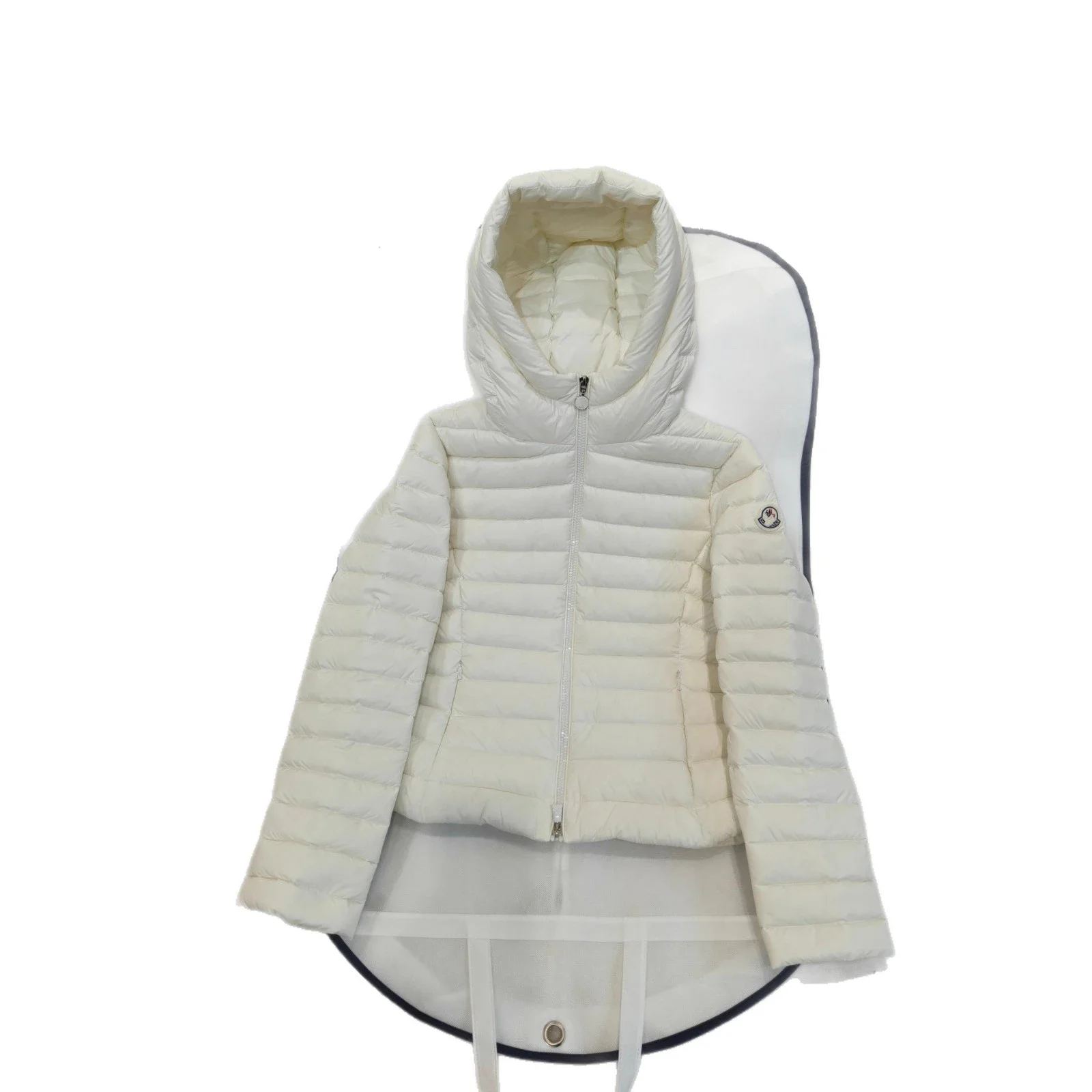 MengJia Women's IGE Hooded Cropped Down