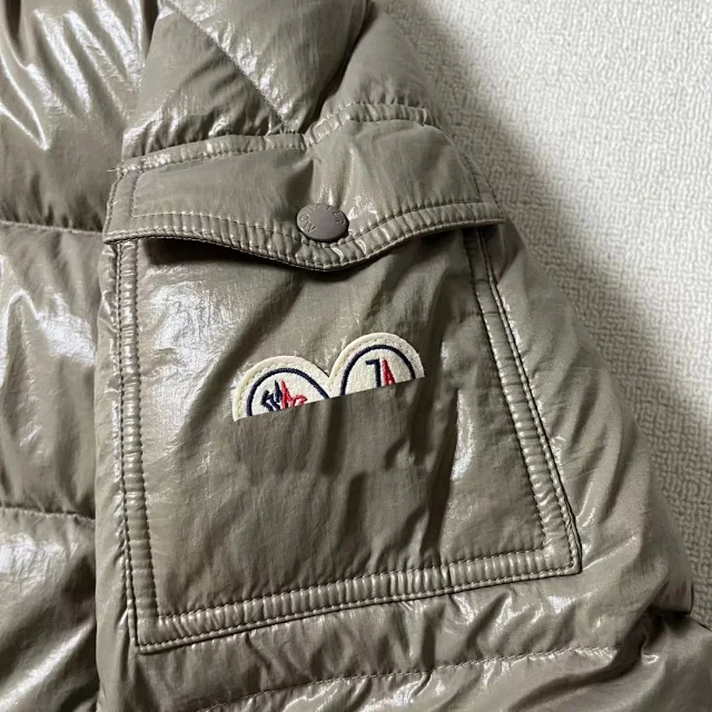 Moncler Maya 70th Glossy Down Jacket Detail
