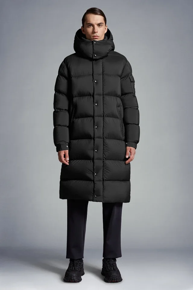 Maya Vezere Unisex Long Down Jacket Detail