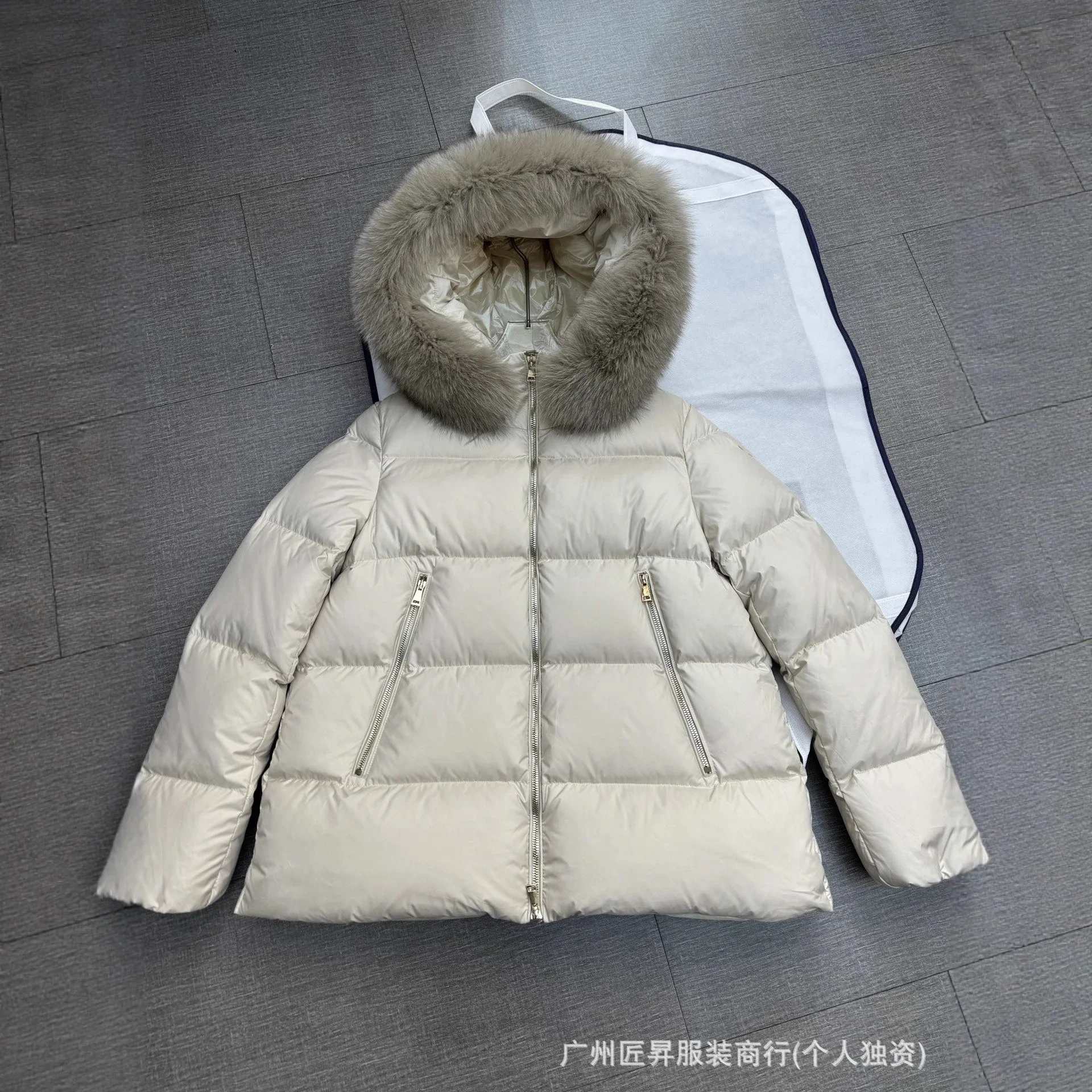 Moncler Women's Fur Collar Down Jacket