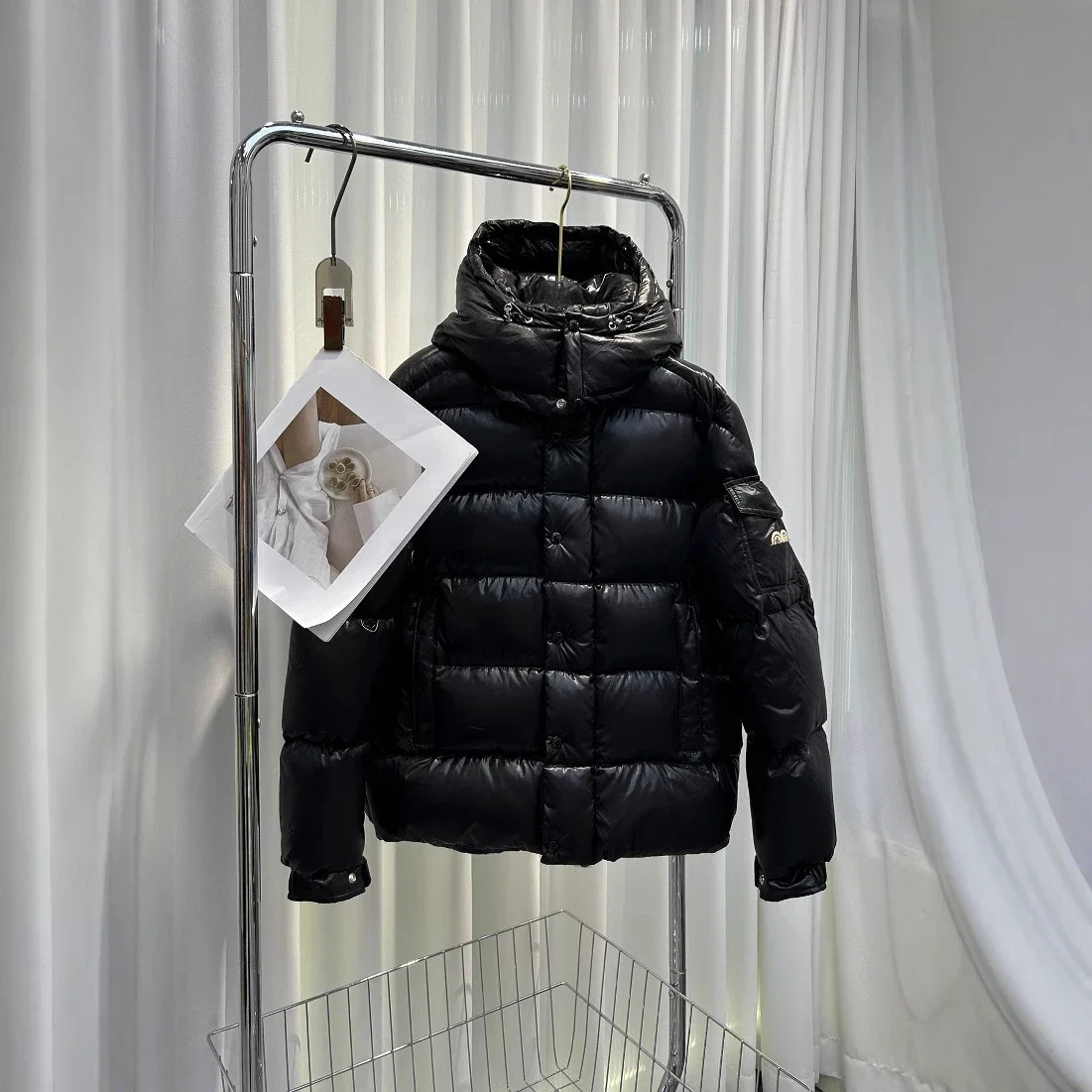 Moncler Maya 70th Glossy Down Jacket