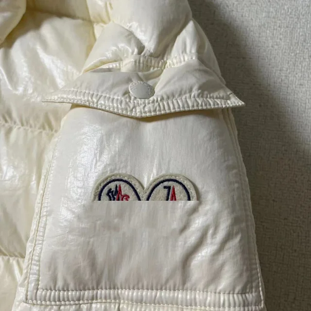 Moncler Maya 70th Glossy Down Jacket Detail