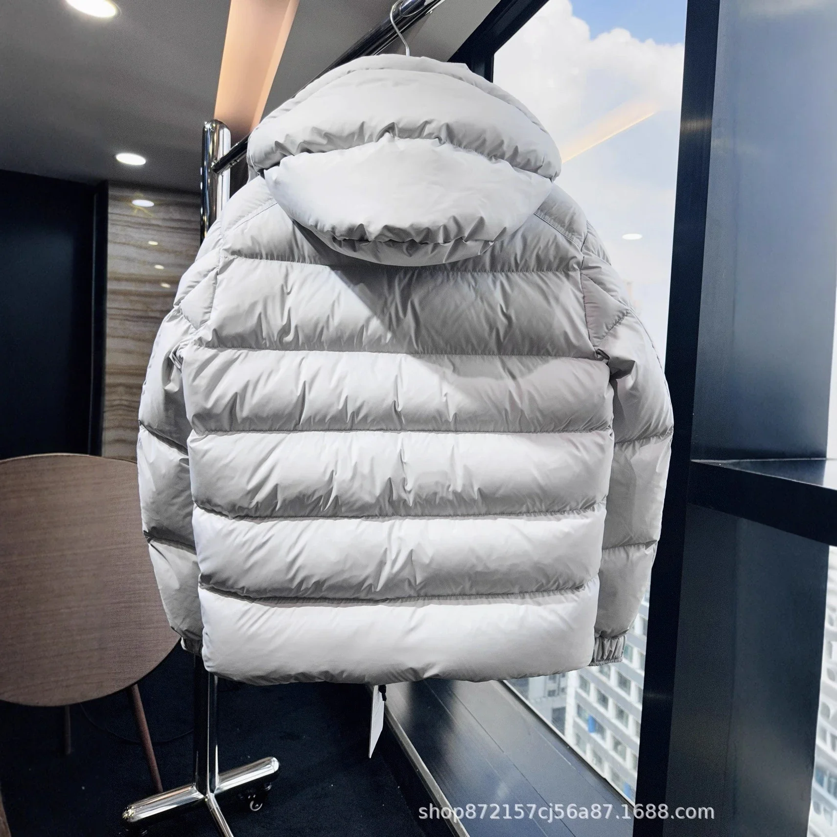 Moncler Maya Vezere Hooded Down Jacket