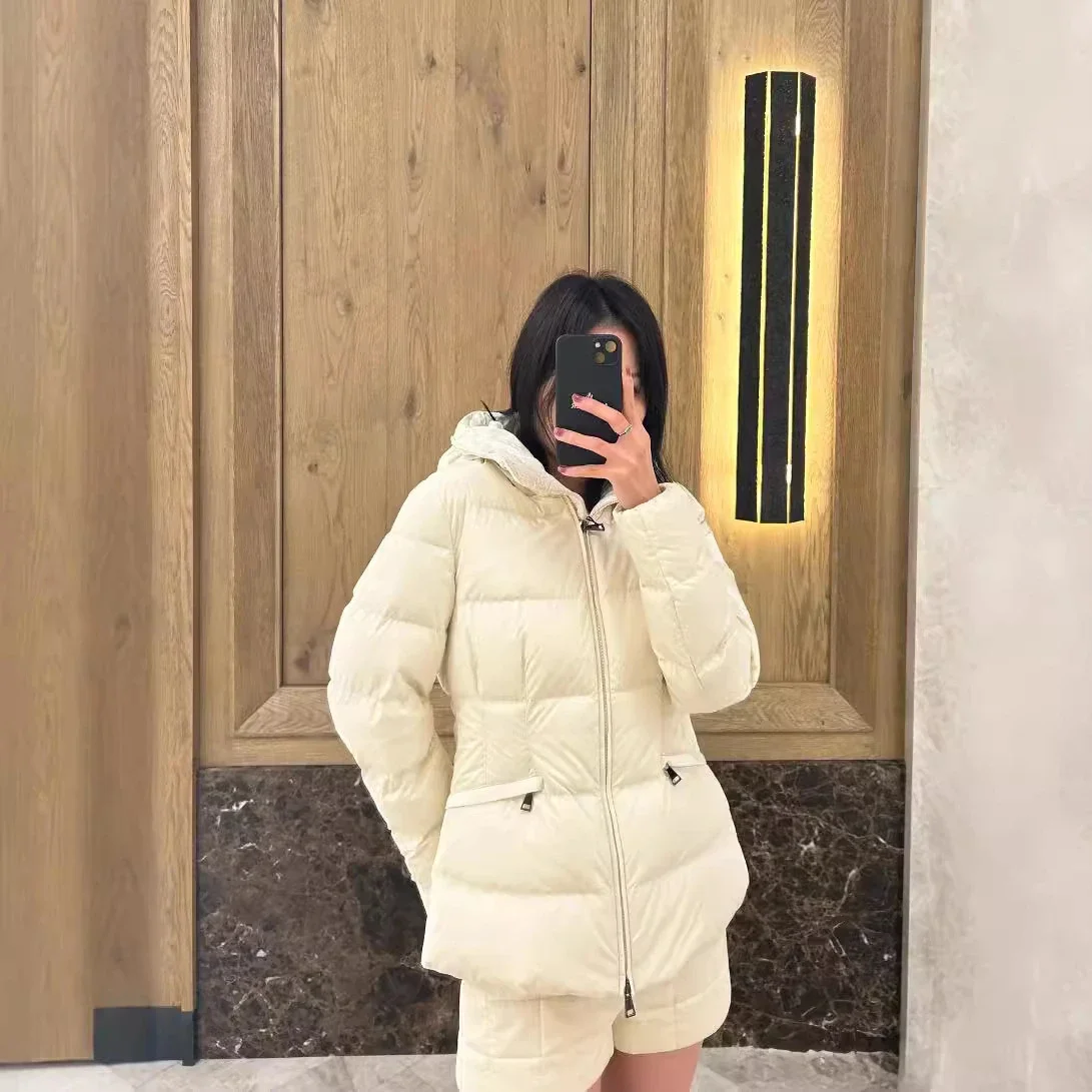 Moncler Women's Hooded Fitted Down Jacket