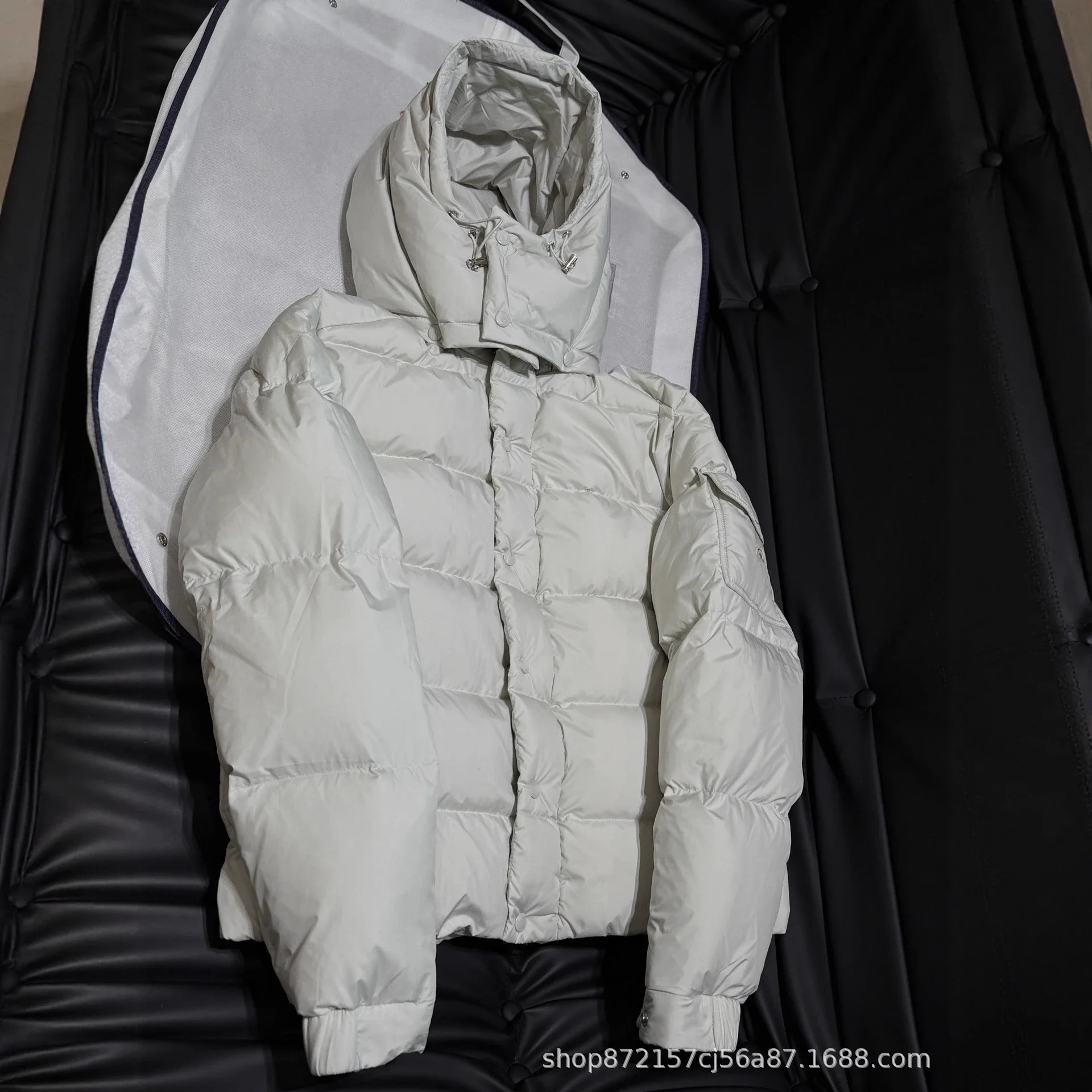 Moncler Maya Vezere Hooded Down Jacket