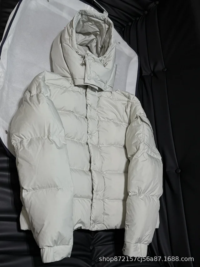 Moncler Maya Vezere Hooded Down Jacket Detail