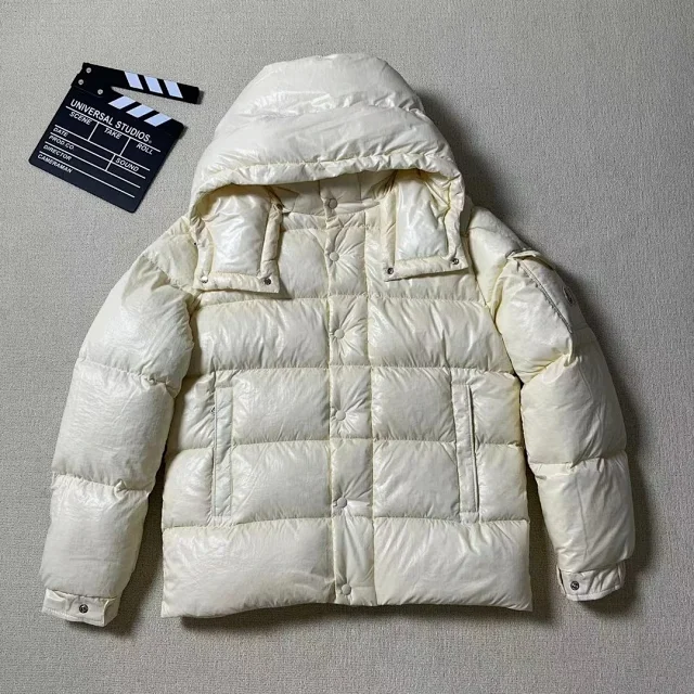 Moncler Maya 70th Glossy Down Jacket Detail