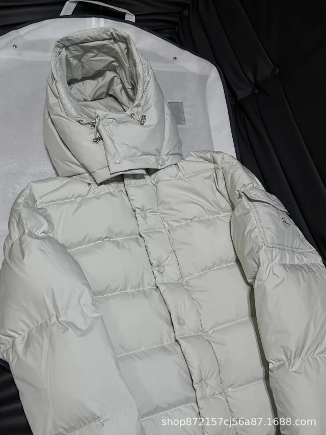 Moncler Maya Vezere Hooded Down Jacket Detail