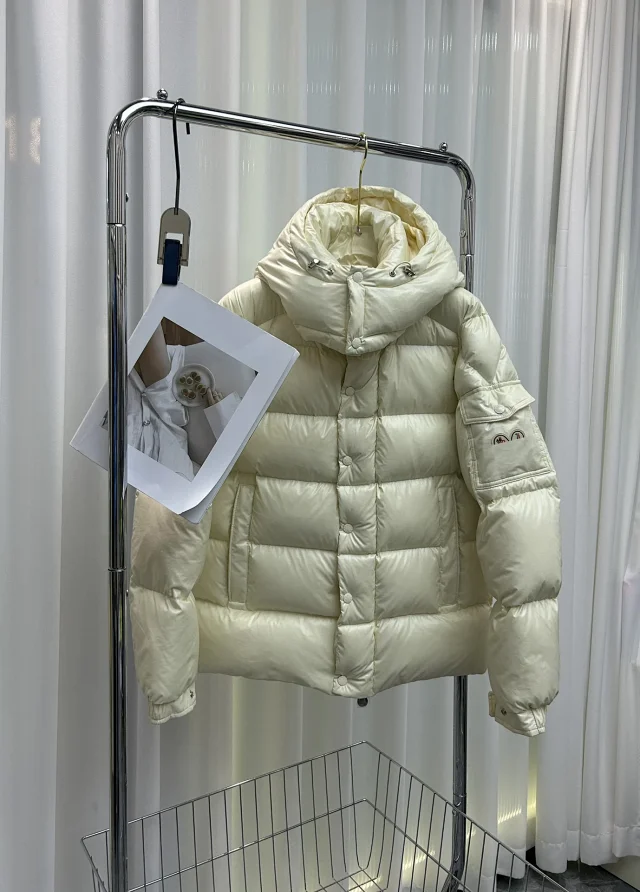Moncler Maya 70th Glossy Down Jacket Detail