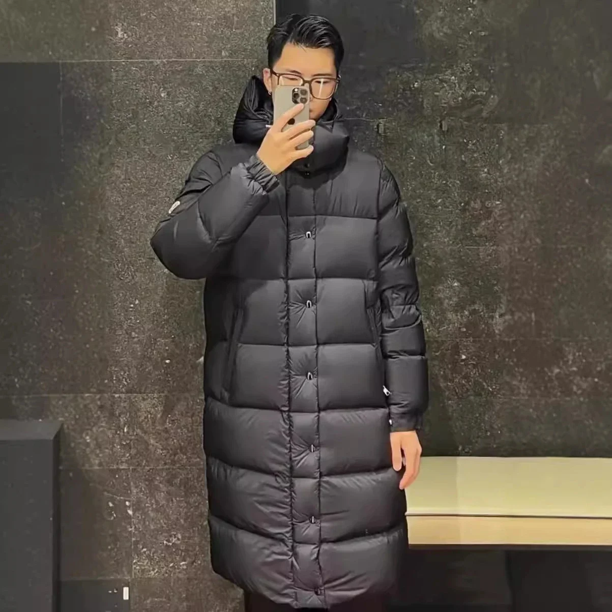 Maya Vezere Unisex Long Down Jacket