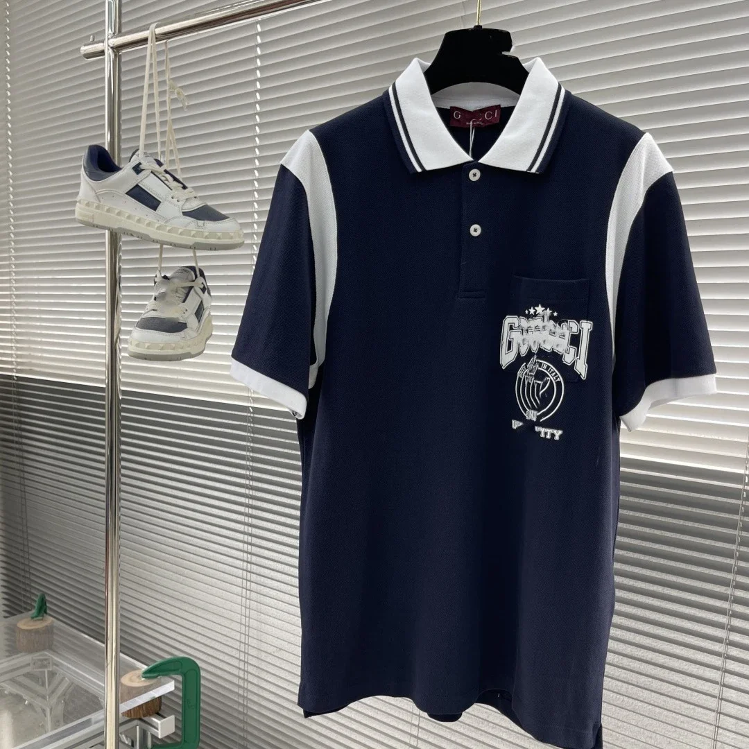 PU Unisex OS Contrast Print Polo