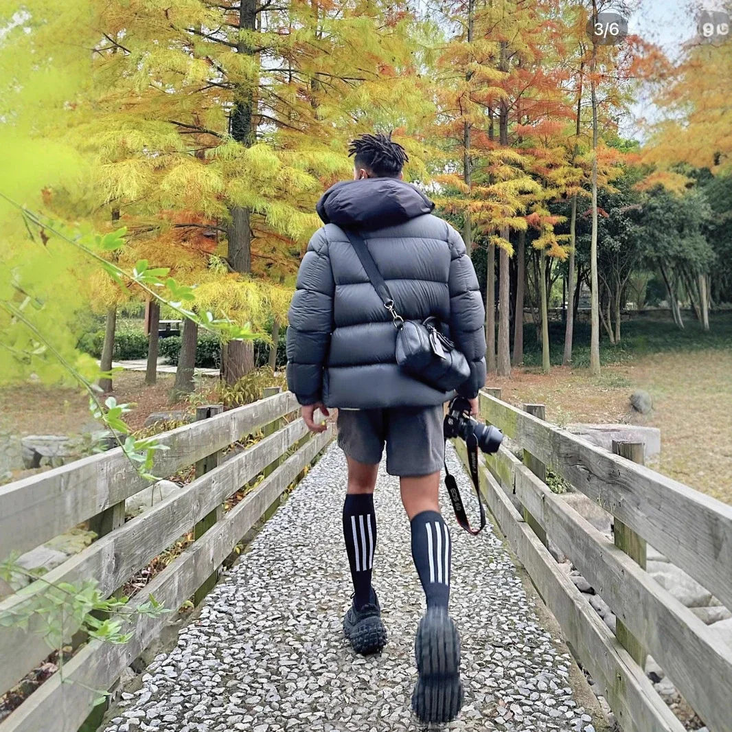 Madeir Premium Black Hooded Down Jacket