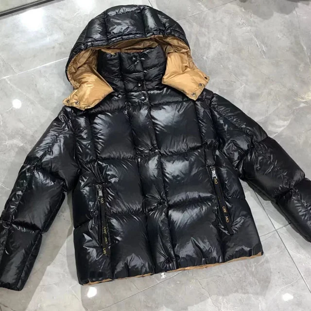 Parana Premium Women's Hooded Puffer Jacket Detail
