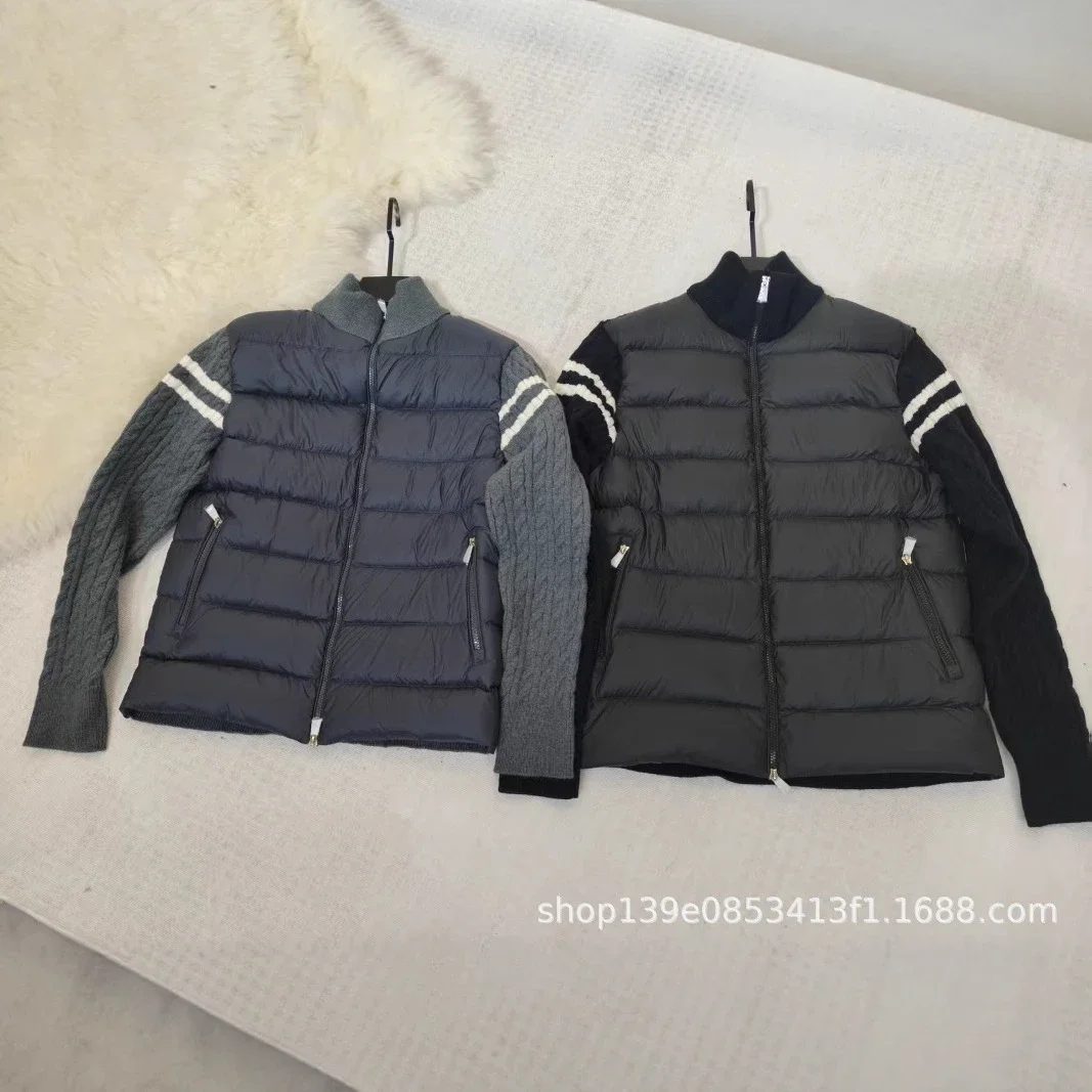 Moncler Stand Collar Wool Down Jacket