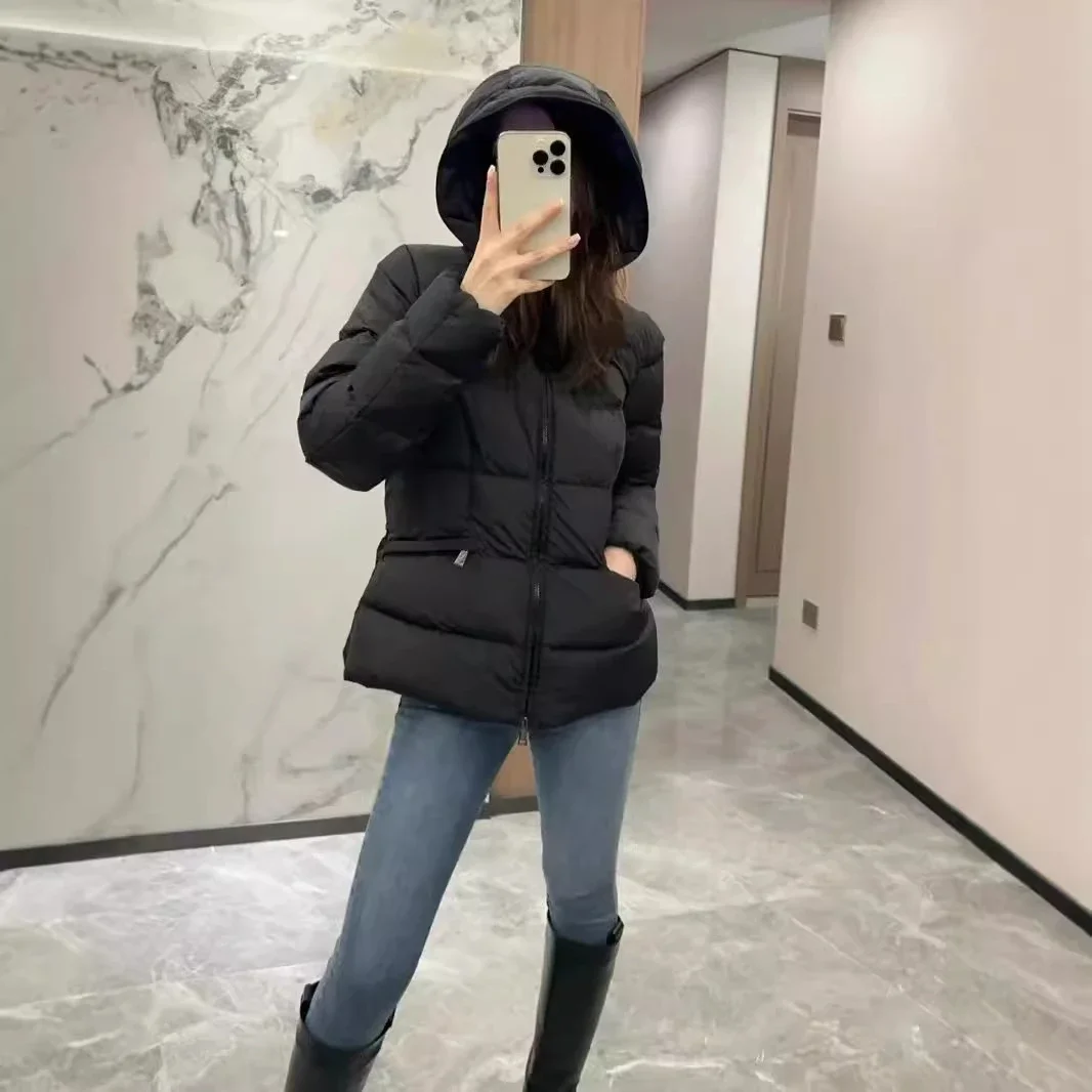 Moncler Women's Hooded Slim-Fit Down Jacket