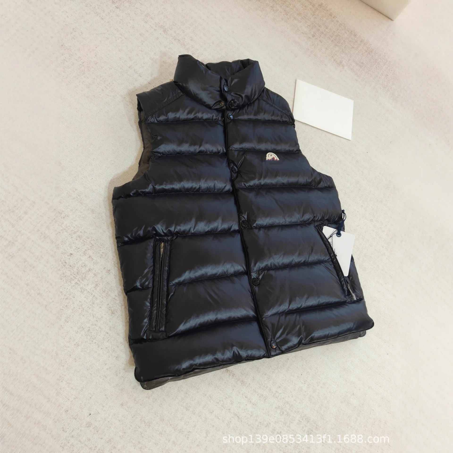 MengJia 25sTib Solid New Down Vest
