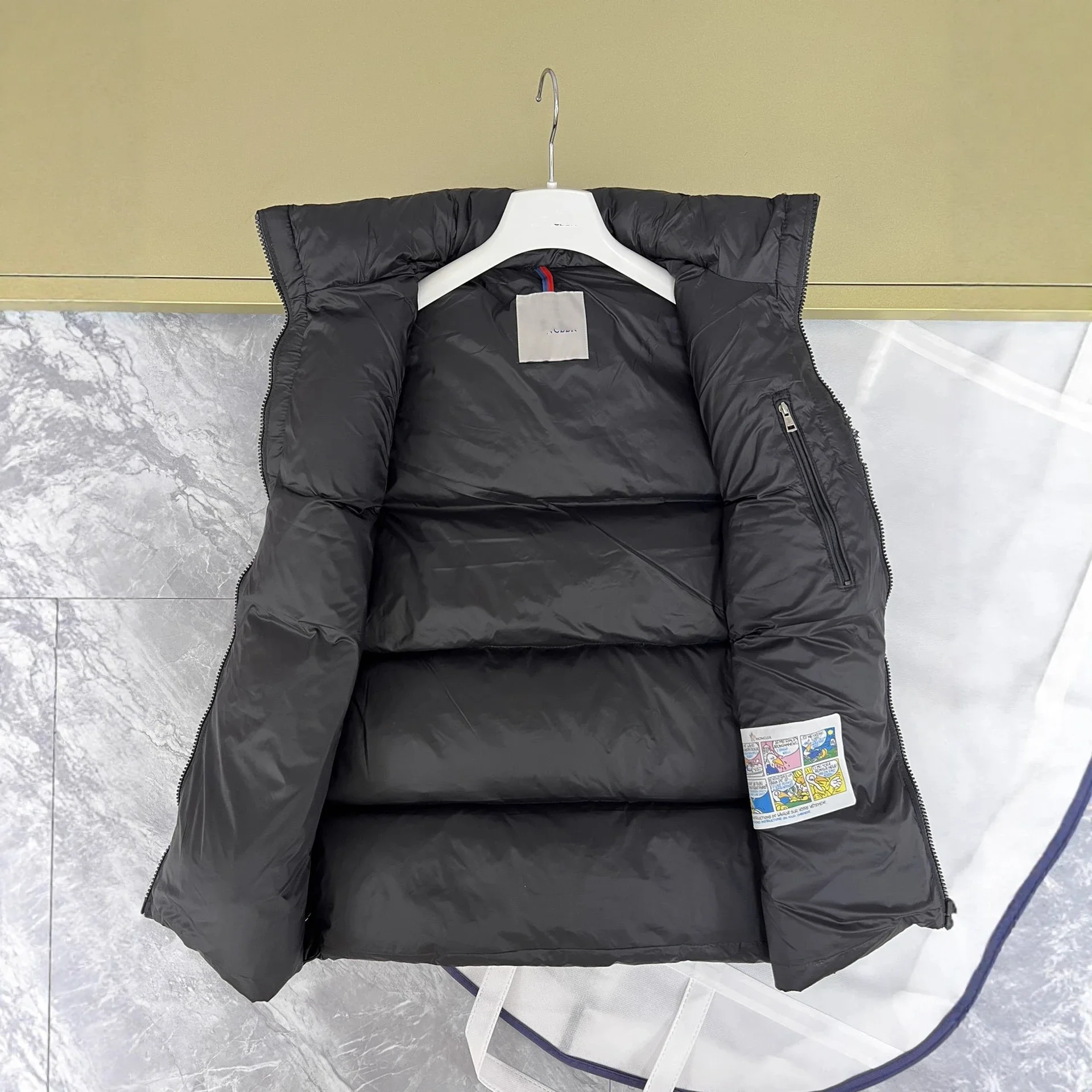 Mengjia-25SS Semure Men's Stand-Collar Down Vest