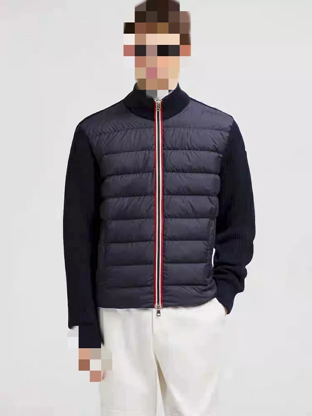 Mengjia Men's FW25 Patchwork Down Jacket Detail
