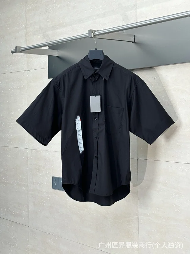 DuHome 25SS B Label Print Shirt Detail