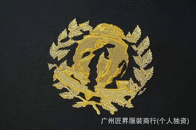 DuJia B Gold Logo Unisex Tee Detail
