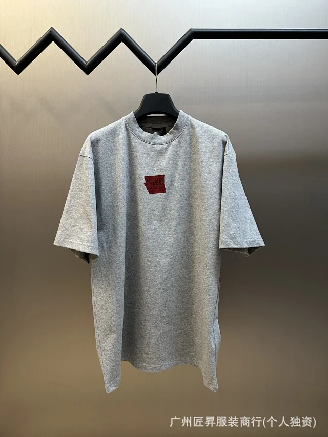 Balenciaga SS New Tape Print Tee Detail