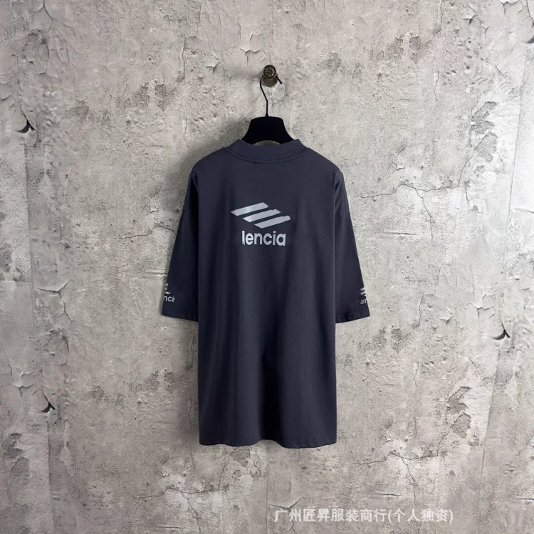 Balenciaga Unisex Oversized Reflective Tee 2025