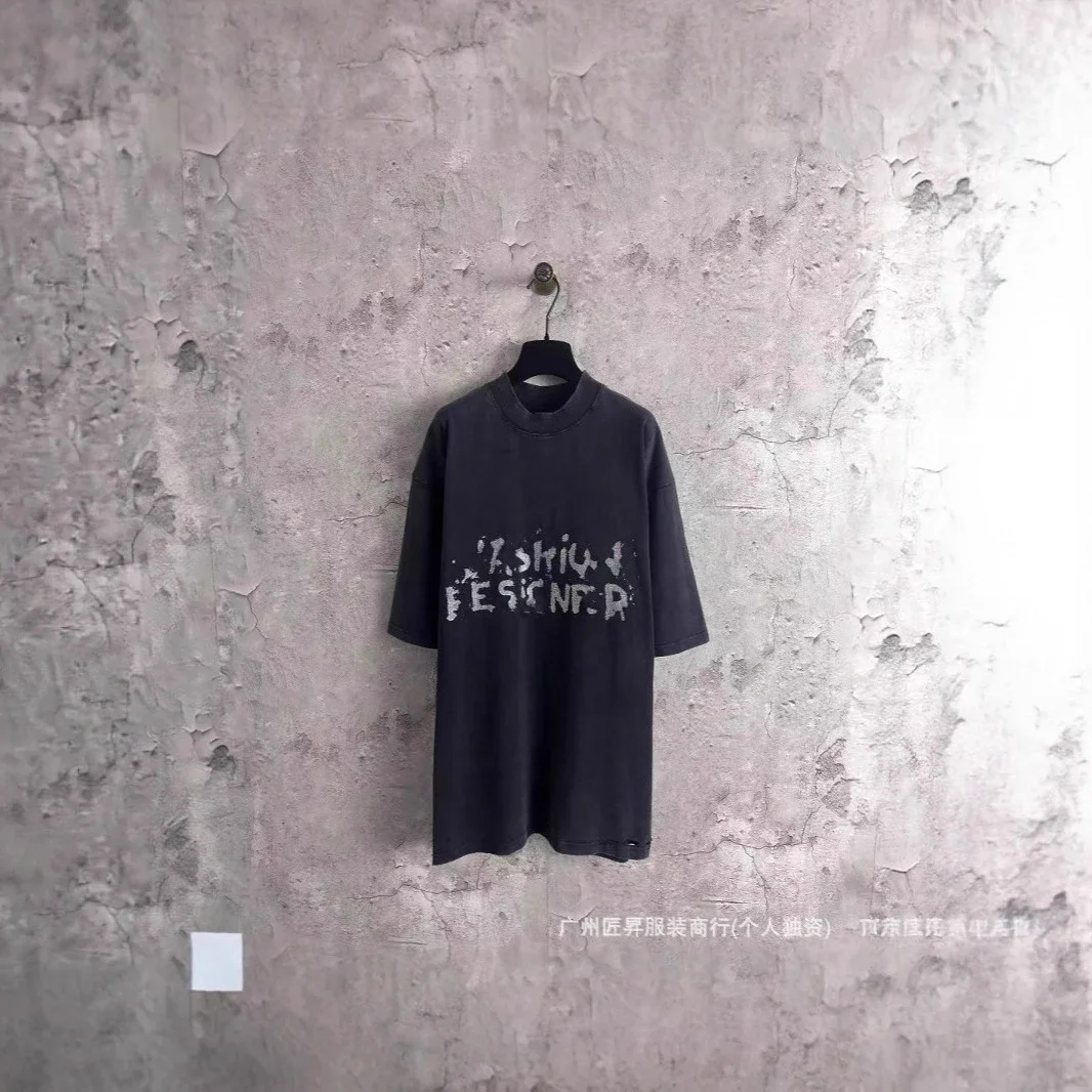 Balenciaga New SS25 Glitter Unisex Tee