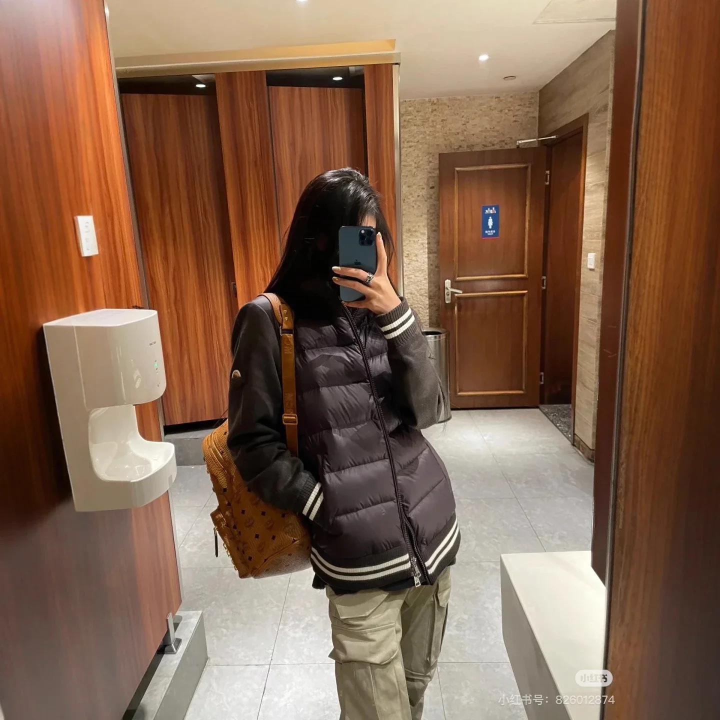 Mengjia 25SS Men's Knit-Patch Down Jacket