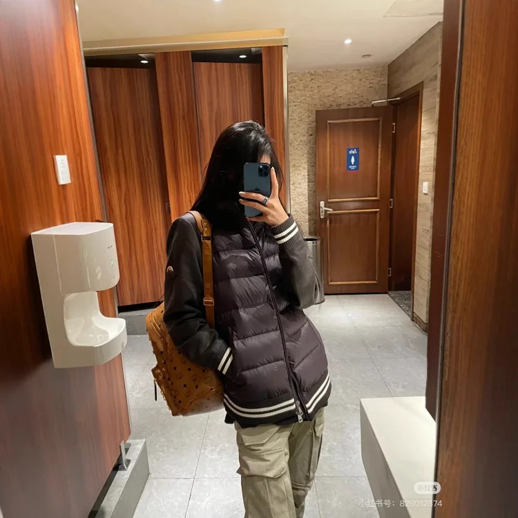 Mengjia 25SS Men's Knit-Patch Down Jacket