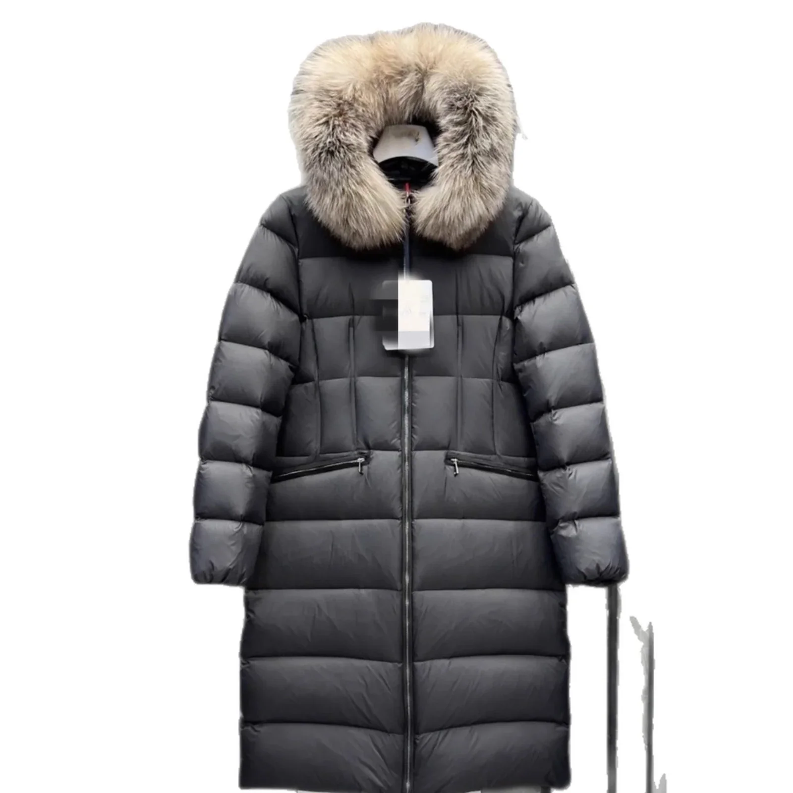 Mengjia25ssM Women's Hooded Quilted Down Coat