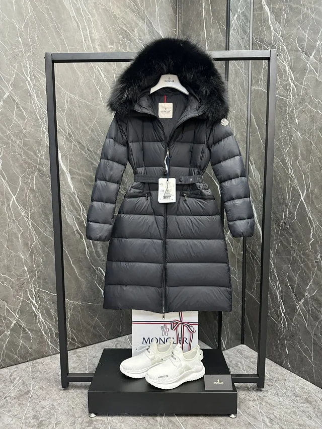 Mengjia25ssM Women's Hooded Quilted Down Coat Detail