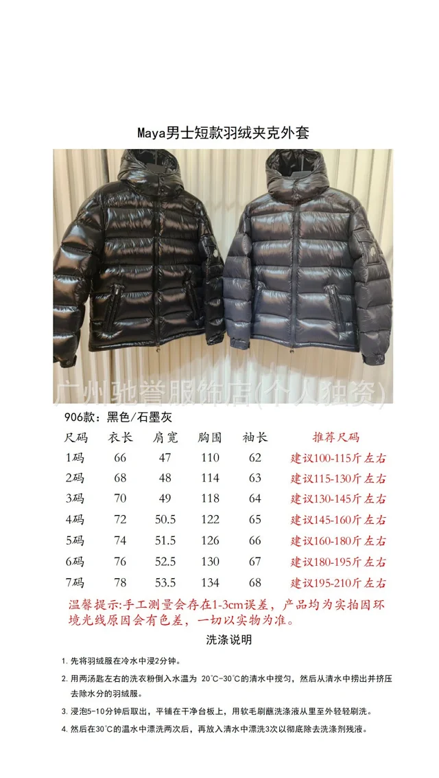 Mengjia Eason Chan Glossy Down Jacket Detail