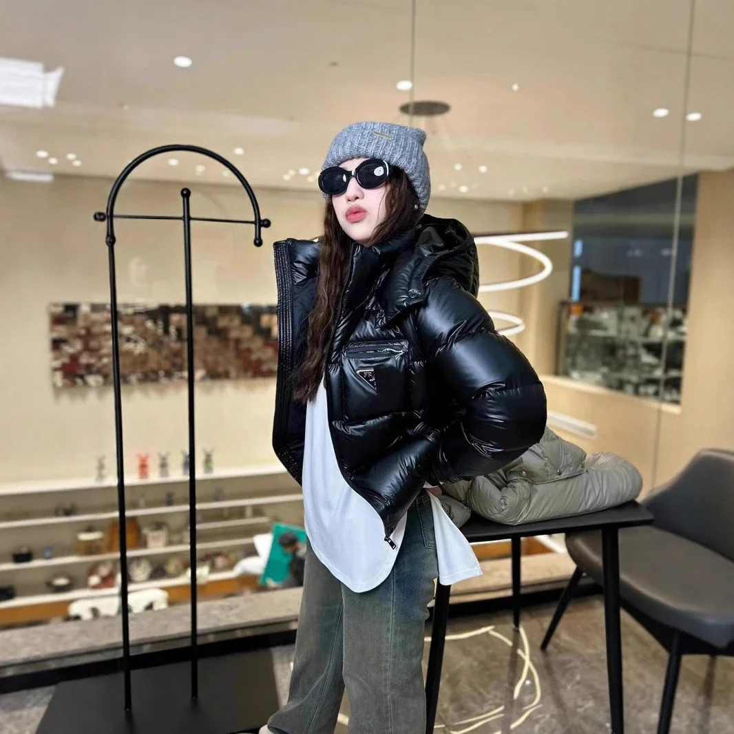PRA2025 Unisex Minimalist Hooded Down Jacket