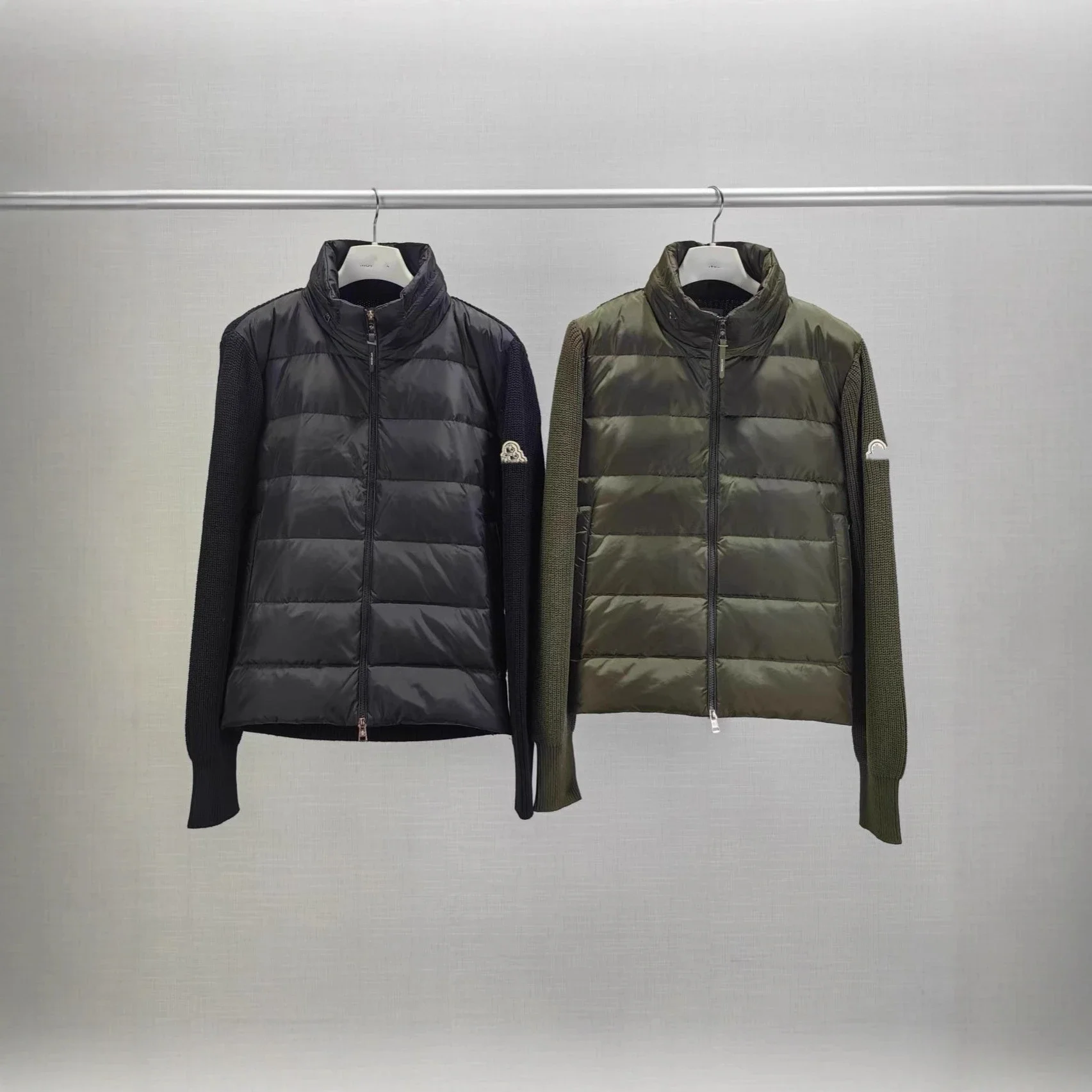 Mengjia SS25 Men's Logo Down Cardigan