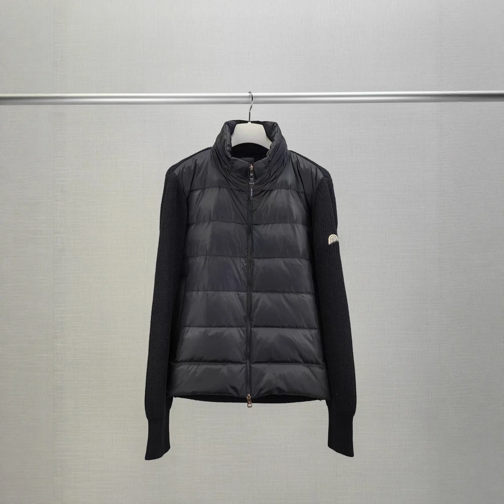 Mengjia SS25 Men's Logo Down Cardigan