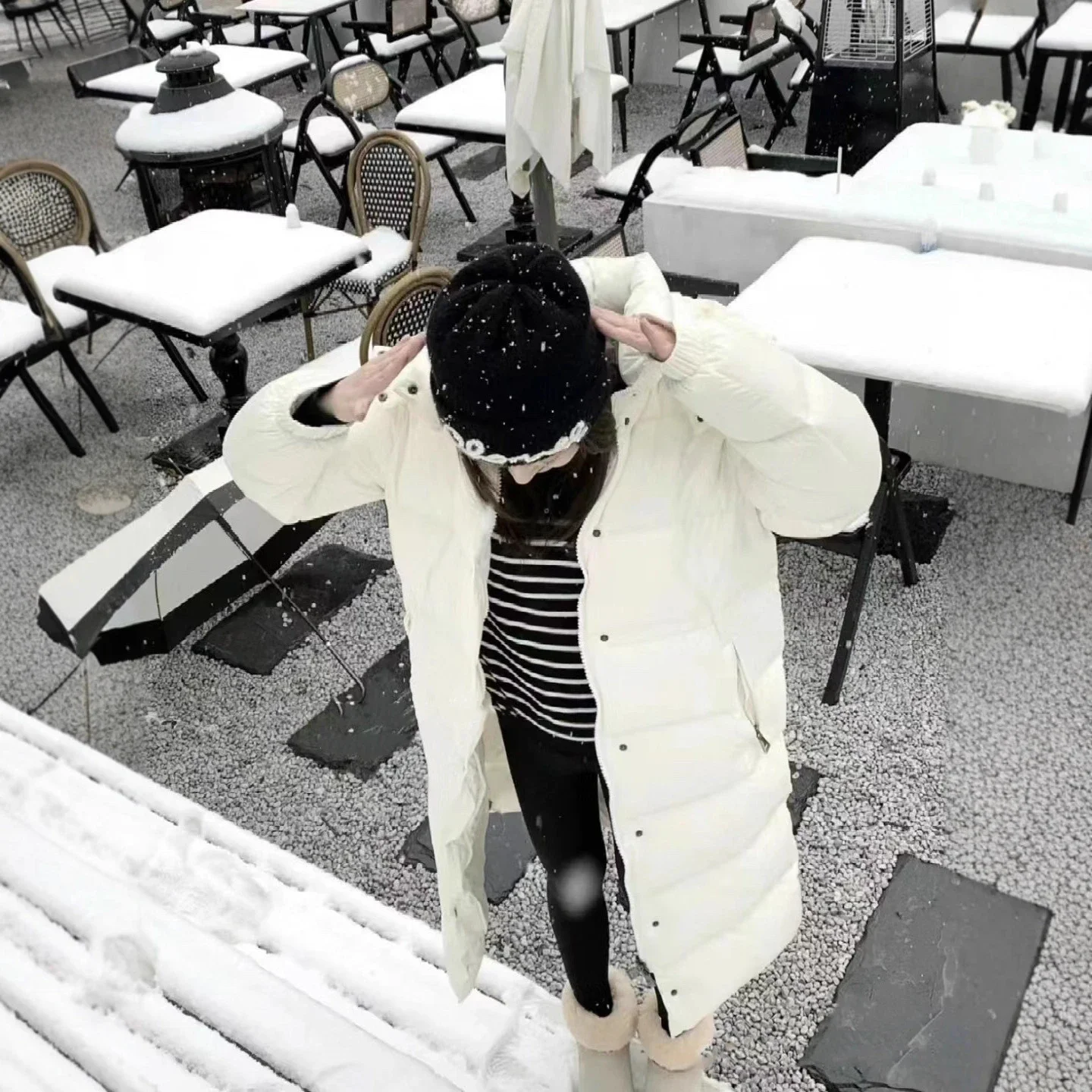 Maire New Yuhuang Shiny Unisex Parka