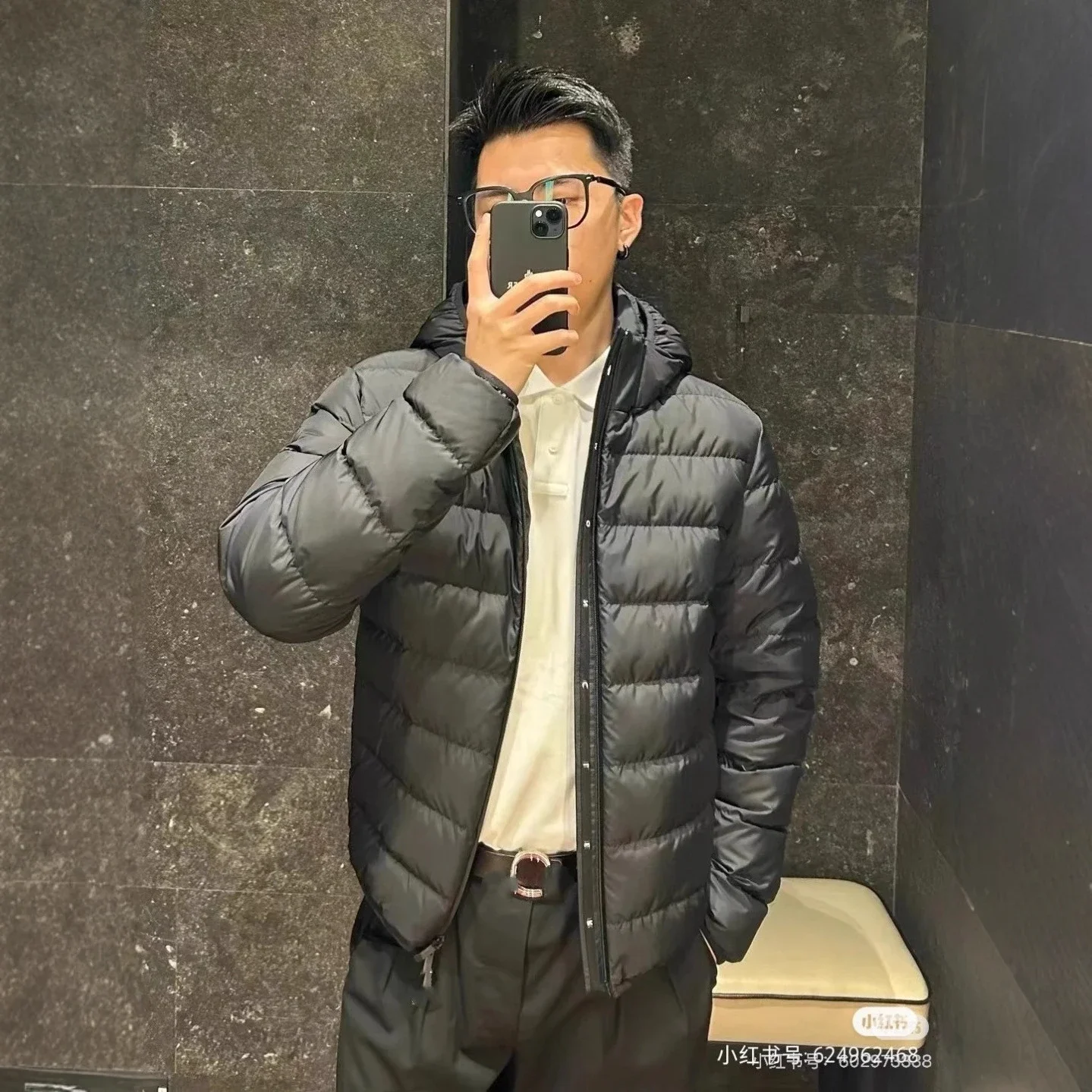 Jeluz Black Label Light Hooded Down Jacket