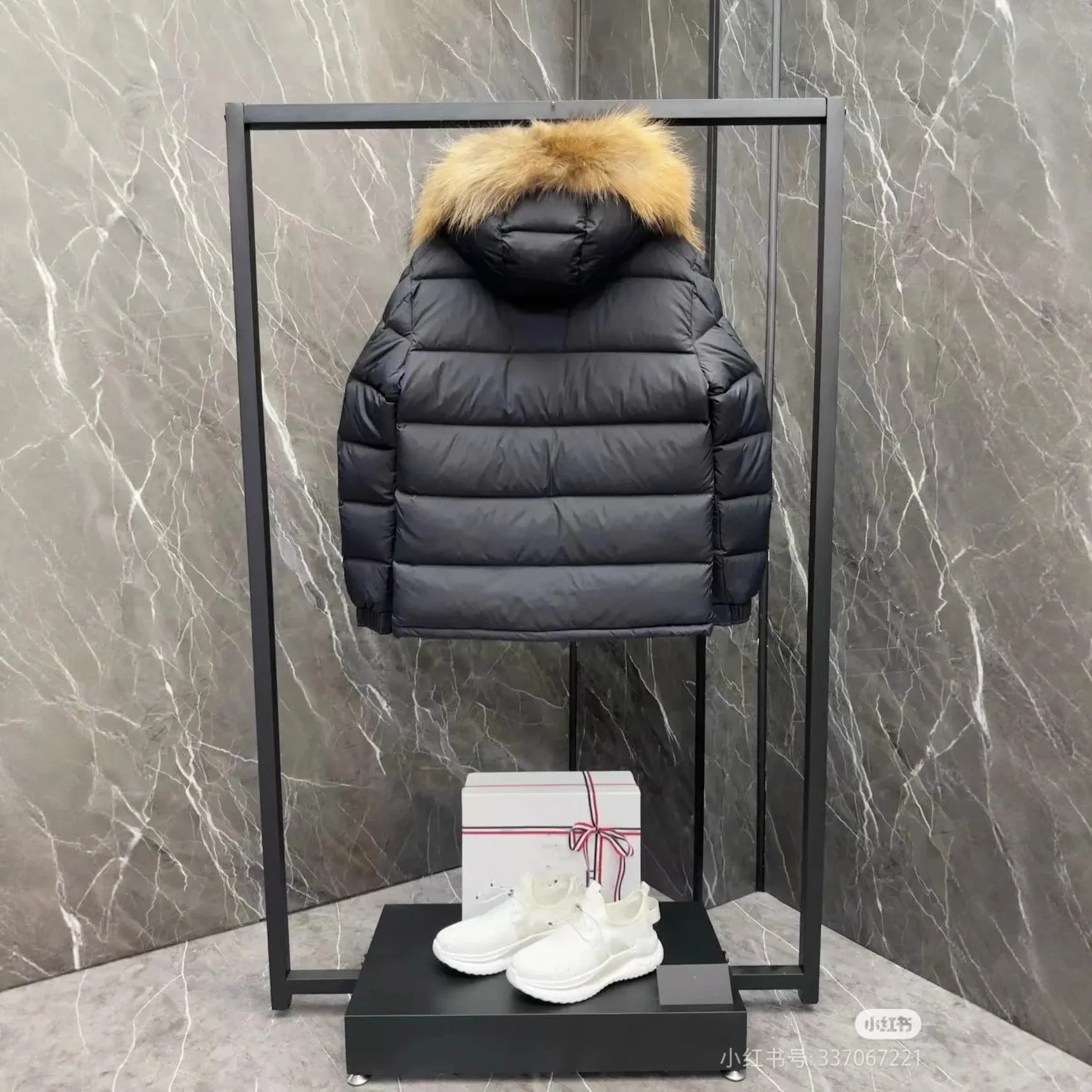 Moncler Maya Men's Short Hooded Puffer