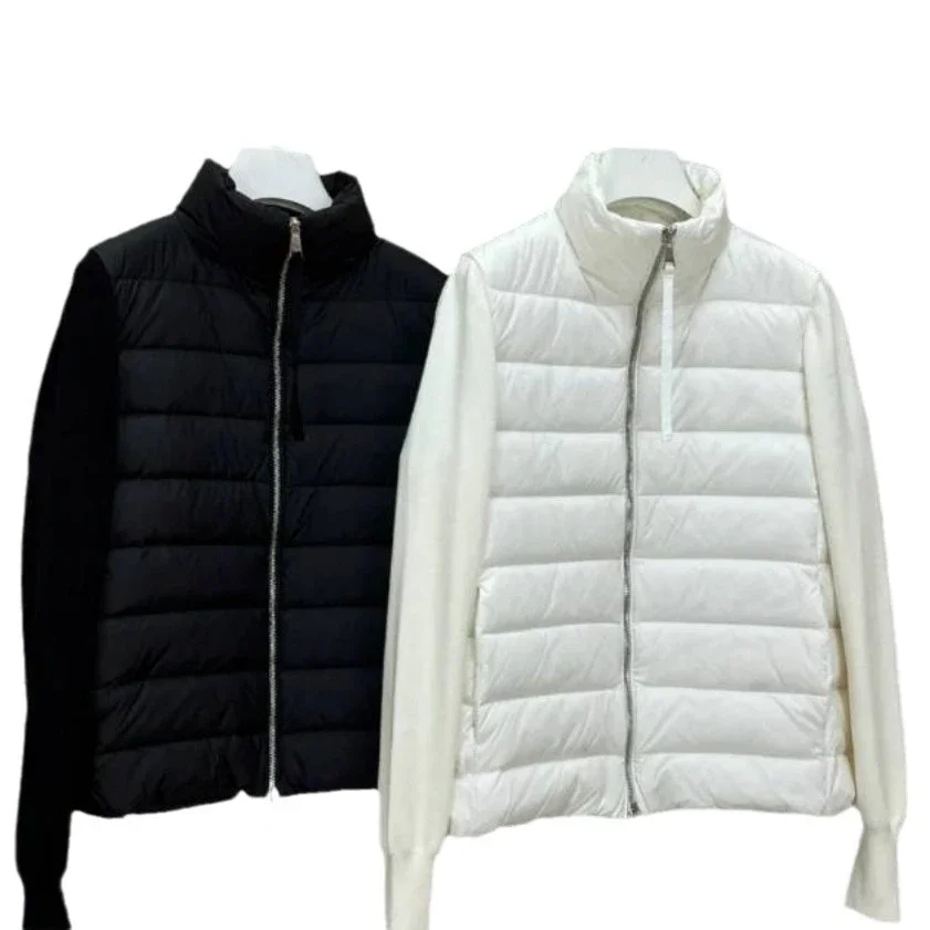 Moncler Women's Lightweight Stand-Collar Puffer