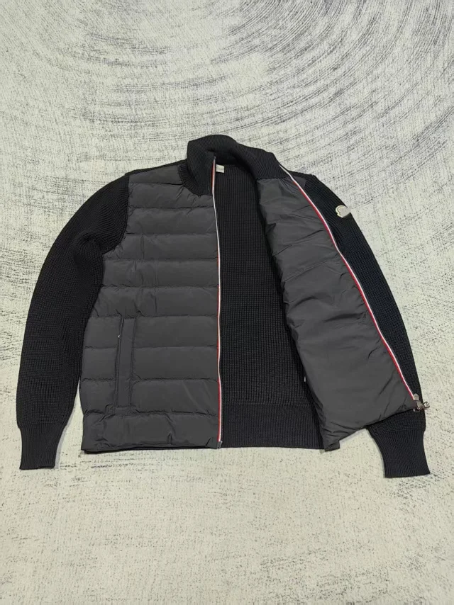 Mengjia Men's FW25 Patchwork Down Jacket Detail