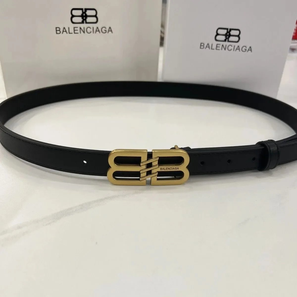2.5cm gold buckle
