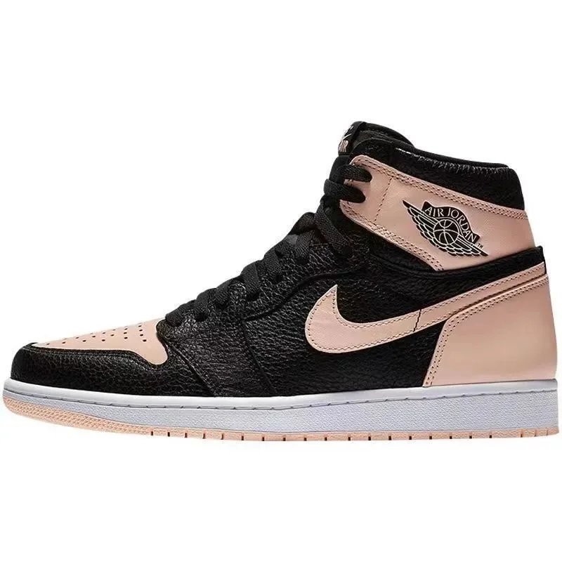 Pure Original AJ1 High - Black Pink Toe