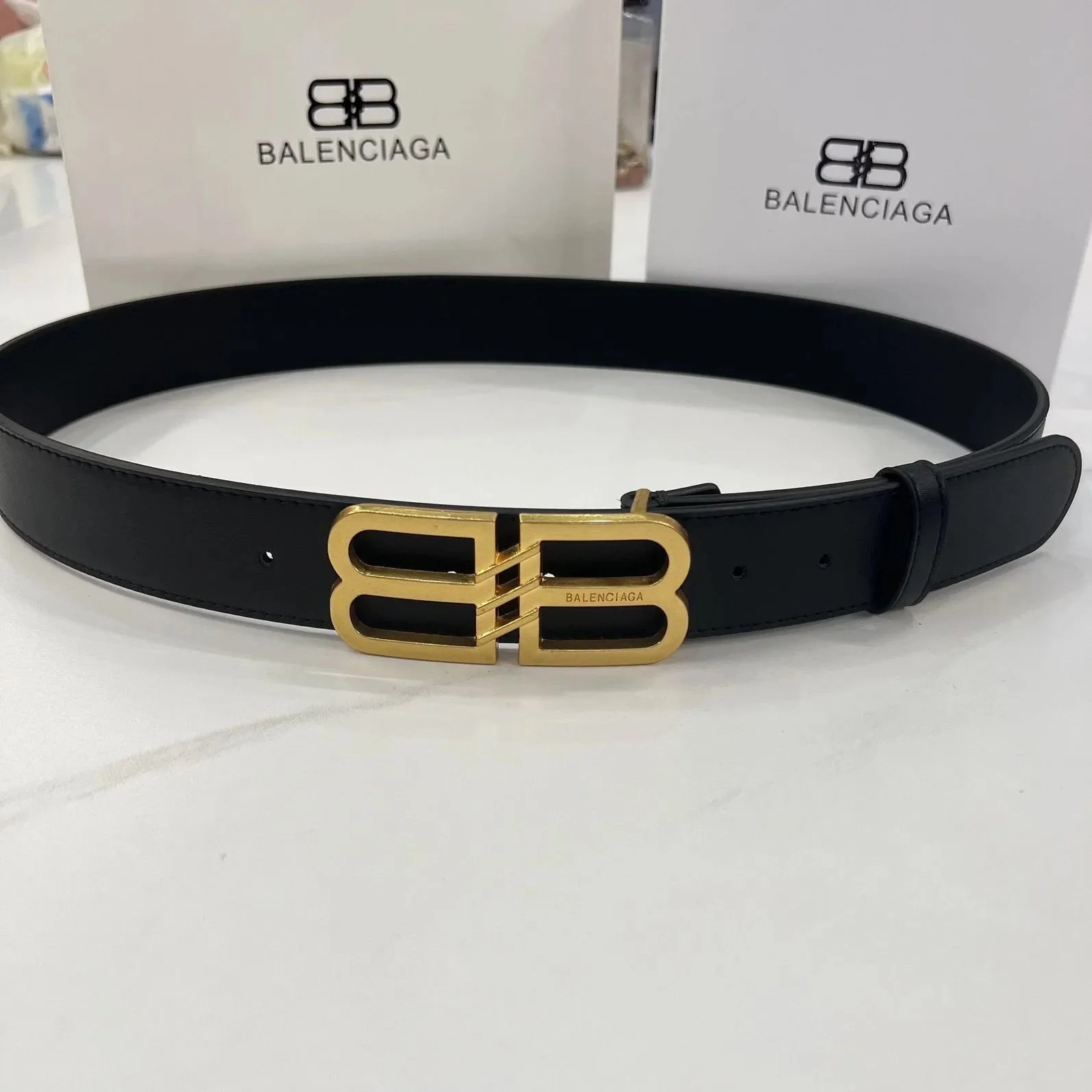4.0cm gold buckle