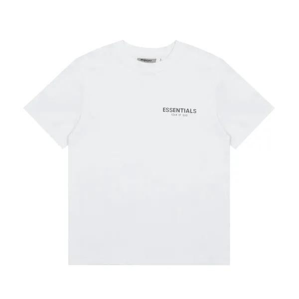 Fear of God Essentials Logo T-Shirt White - 1