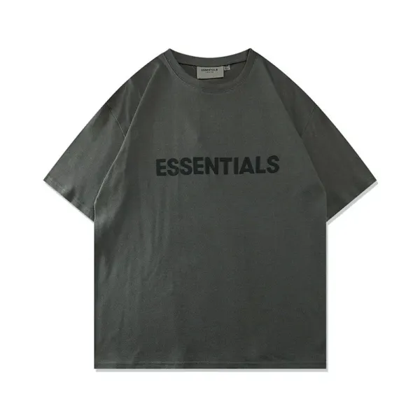Fear of God Essentials Bold Logo T-Shirt Charcoal Gray T-Shirt - 1