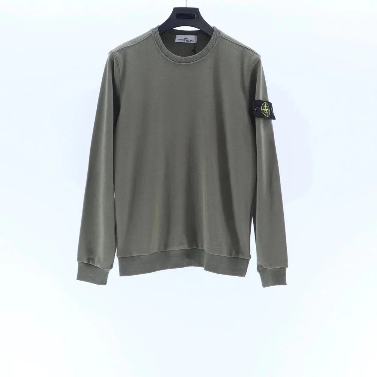 Stone Island Varsity Jacket Green and Cream Outerwear - 8